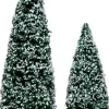 Lemax snowy juniper tree, medium & small s/2 boom 2013