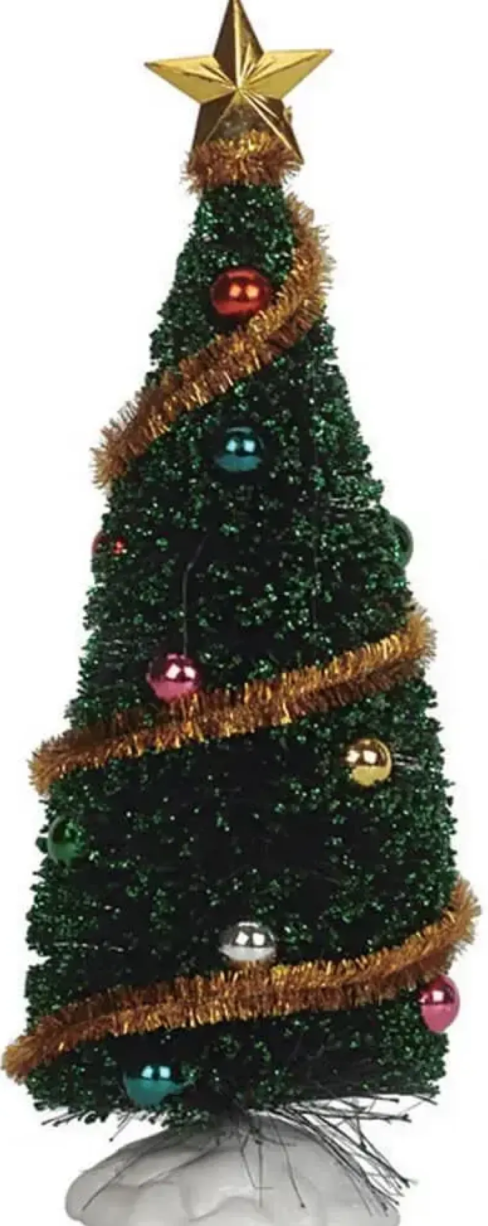 Lemax sparkling green christmas tree, medium boom 2000