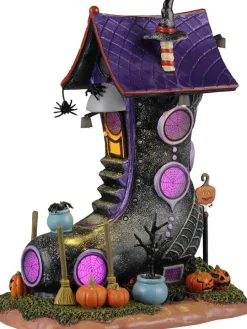Lemax spiderweb manor verlicht huisje Spooky Town 2026