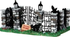 Lemax spooky iron gate and fence s/5 accessoire Spooky Town 2013