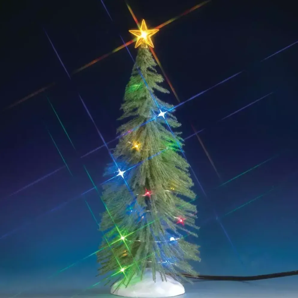 Lemax spruce tree 20 rgb light verlichte boom 2017