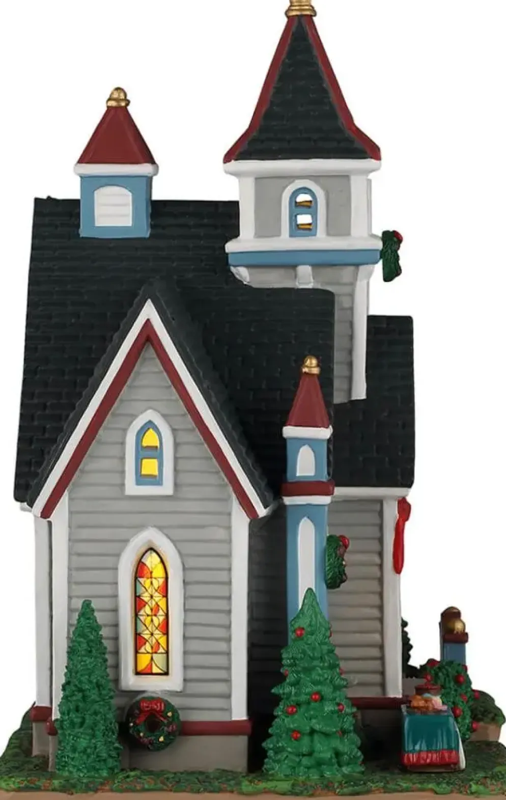 Lemax spruce valley church verlichte kerk Caddington Village 2026