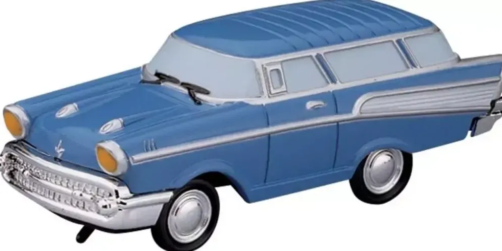 Lemax station wagon kerstdorp accessoire 2008