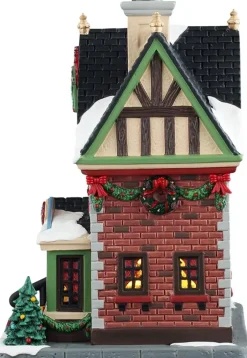 Lemax stocking stuffer gifts verlicht kersthuisje Caddington Village 2025