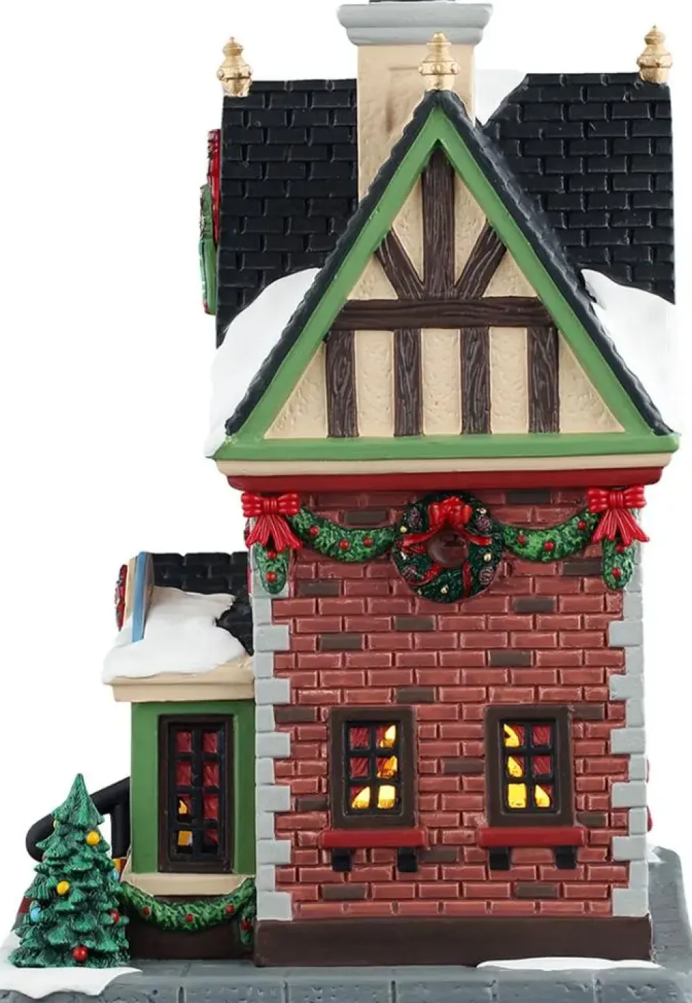 Lemax stocking stuffer gifts verlicht kersthuisje Caddington Village 2025