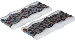 Lemax stone road - straight s/2 kerstdorp accessoire 2013