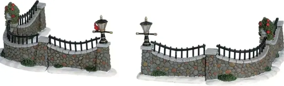 Lemax stone wall s/6 kerstdorp tafereel 2006