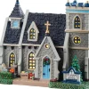Lemax st. oswald's church verlicht kersthuisje Caddington Village 2025