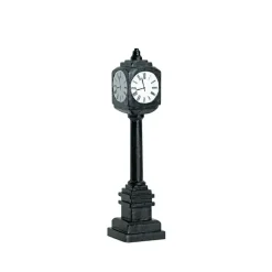 Lemax street clock kerstdorp accessoire 2007