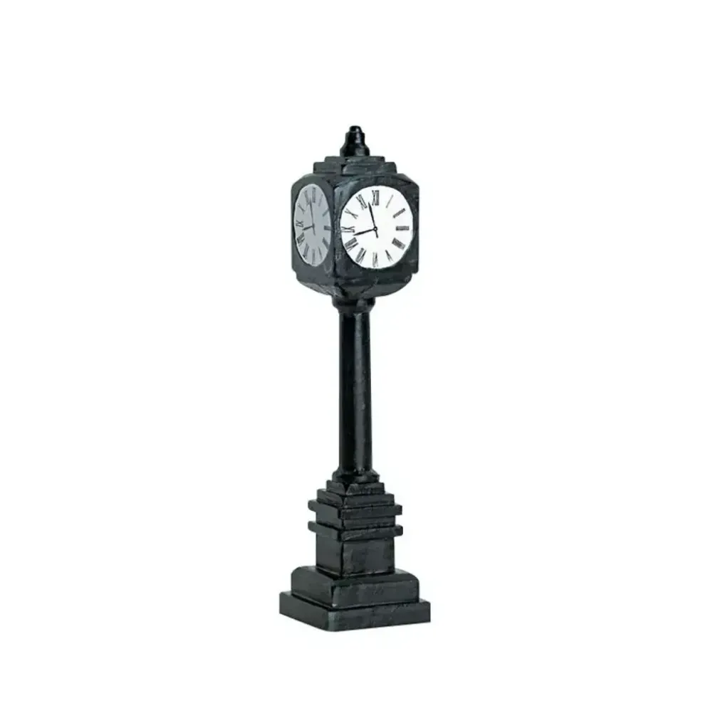 Lemax street clock kerstdorp accessoire 2007