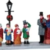 Lemax street lamp serenade kerstdorp tafereel 2016