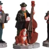 Lemax streetside trio s/3 kerstdorp figuur type 3 2005