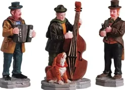 Lemax streetside trio s/3 kerstdorp figuur type 3 2005