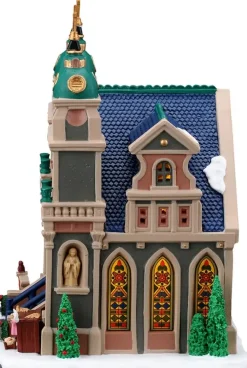 Lemax st.stanislaus cathedral verlichte kerk Caddington Village 2026