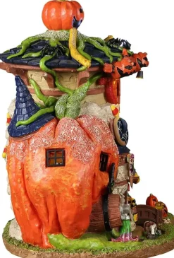 Lemax sugared pumpkin candy shoppe verlicht huisje Spooky Town 2022