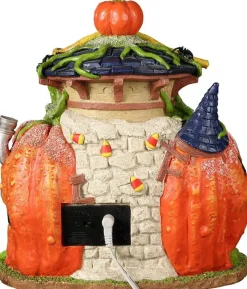 Lemax sugared pumpkin candy shoppe verlicht huisje Spooky Town 2022