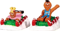 Lemax sweet sledding s/2 kerstdorp figuur type 3 Sugar 'N' Spice 2017