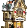Lemax tannenbaum christmas shoppe verlicht kersthuisje Caddington Village 2003