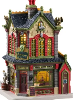 Lemax terror tavern verlicht huisje Spooky Town 2024
