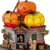 Lemax the bad apple shop verlicht huisje Spooky Town 2021