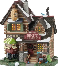 Lemax the biscuit basket verlicht kersthuisje Vail Village 2025