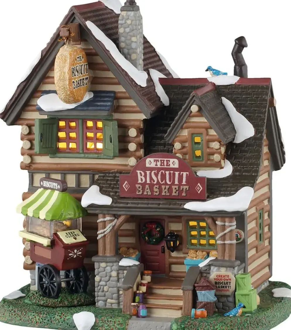 Lemax the biscuit basket verlicht kersthuisje Vail Village 2025