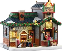 Lemax the christmas cafe verlicht kersthuisje Caddington Village 2025