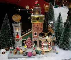 Lemax the christmas chocolatier truffle factory bewegend kersthuisje Santa's Wonderland 2022