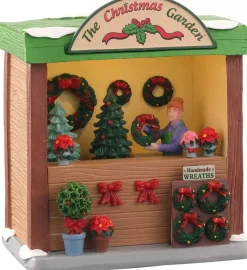 Lemax the christmas garden verlicht kerstdorp tafereel Caddington Village 2022