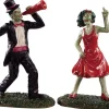 Lemax the dancing dead, set of 2 halloween figuur Spooky Town 2019