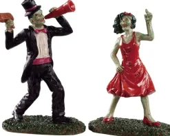 Lemax the dancing dead, set of 2 halloween figuur Spooky Town 2019