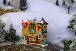 Lemax the eggnog bar verlicht kersthuisje Santa's Wonderland 2024