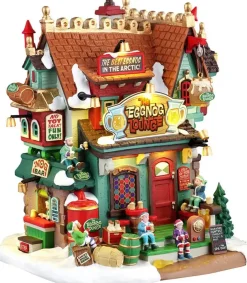 Lemax the eggnog lounge verlicht kersthuisje Santa's Wonderland 2026