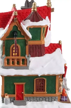 Lemax the elf workshop verlicht kersthuisje Santa's Wonderland 2018