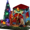 Lemax the festive outdoors verlicht kerstdorp tafereel 2021