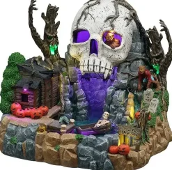 Lemax the full moon lagoon bewegend tafereel Spooky Town 2025