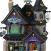 Lemax the future looks dark verlicht huisje Spooky Town 2023