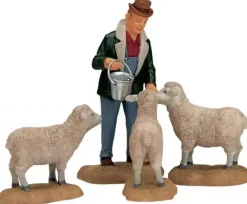 Lemax the good shepherd s/4 kerstdorp figuur type 3 Vail Village 2001