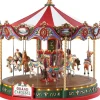 Lemax the grand carousel bewegende draaimolen Carnival 2018
