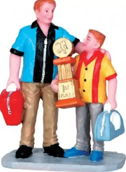 Lemax the kingpin kerstdorp figuur type 2 Jukebox Junction 2014