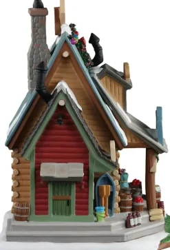 Lemax the lakeside market & tackle shop verlicht kersthuisje Vail Village 2021