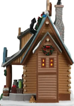 Lemax the lakeside market & tackle shop verlicht kersthuisje Vail Village 2021