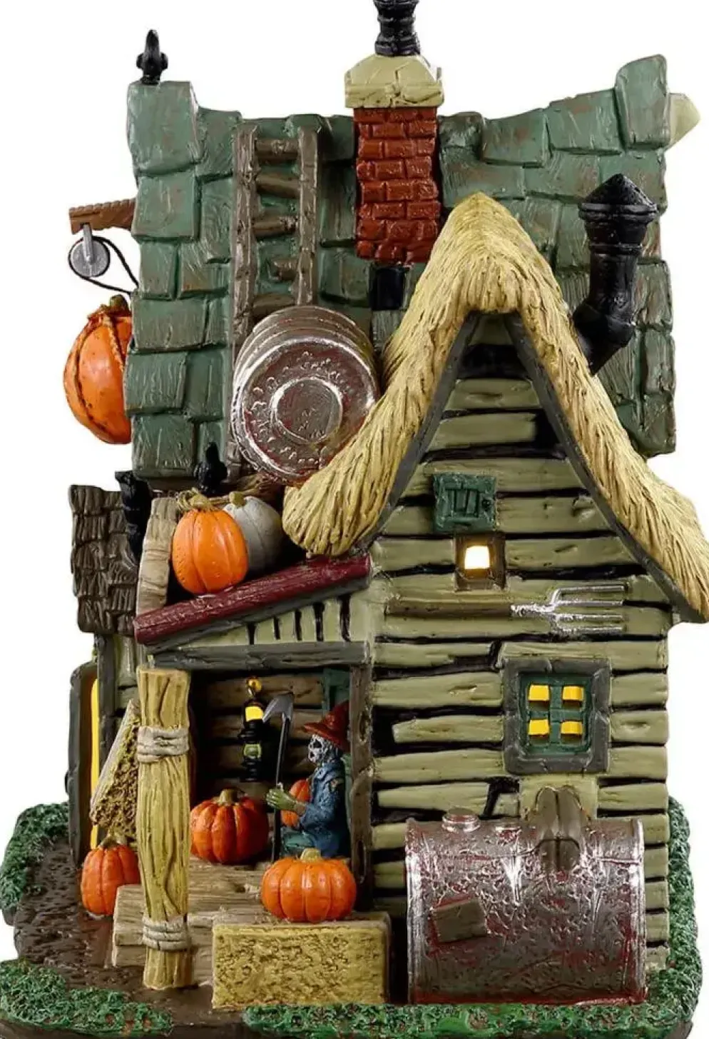 Lemax the last straw: house of the scarecrow verlicht huisje Spooky Town 2023