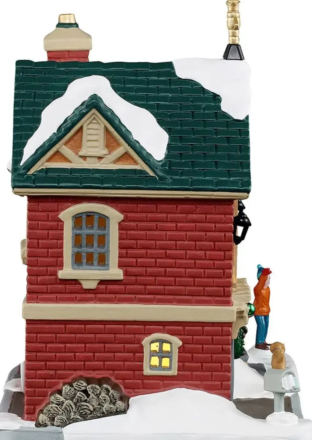 Lemax the little brick house verlicht kersthuisje Caddington Village 2025