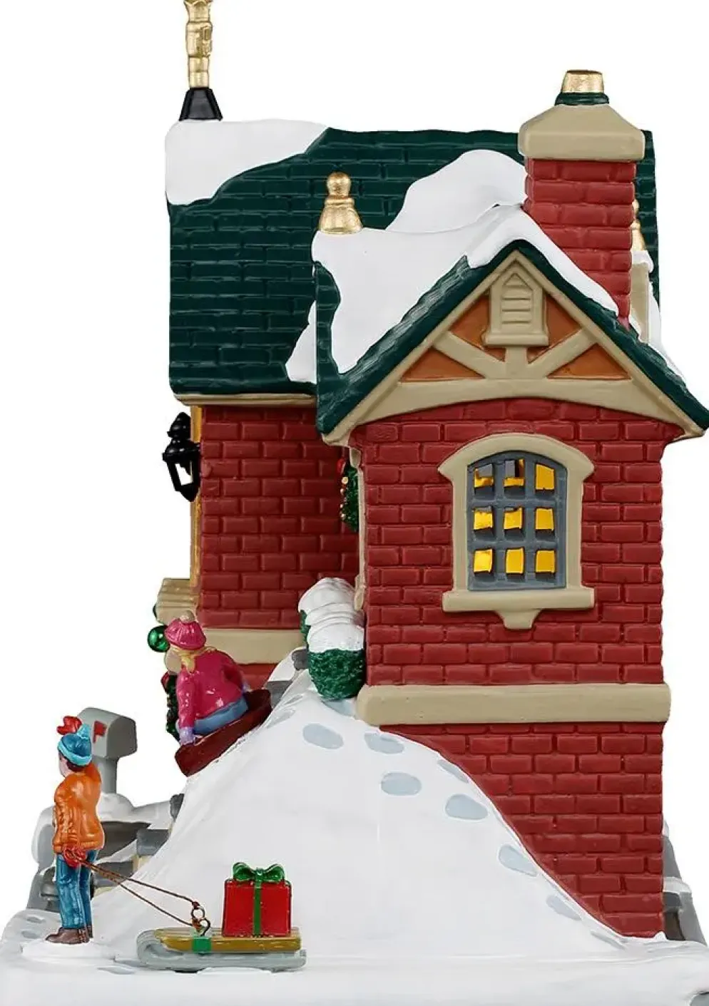 Lemax the little brick house verlicht kersthuisje Caddington Village 2025
