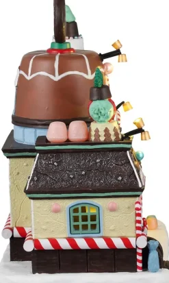 Lemax the merry mint! sweet shop verlicht kersthuisje Sugar 'N' Spice 2025