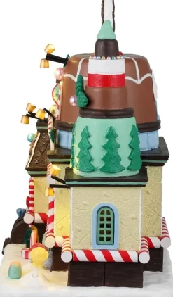 Lemax the merry mint! sweet shop verlicht kersthuisje Sugar 'N' Spice 2025