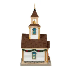 Lemax the new village church verlicht kersthuisje Caddington Village 2024