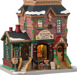 Lemax the partridge & the pear verlicht kersthuisje Caddington Village 2023