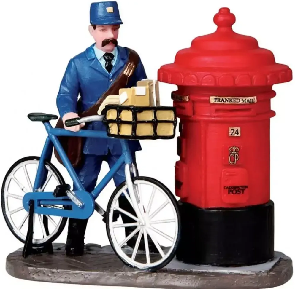 Lemax the postman kerstdorp figuur type 3 2010